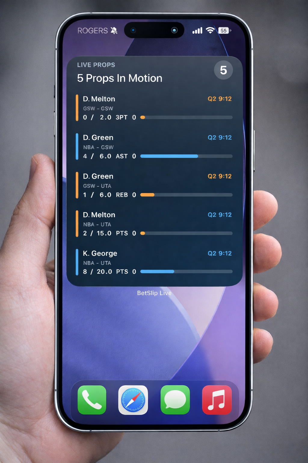 Home screen widget